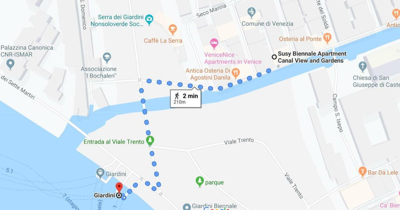 Susy Biennale Apartment - Canal View And Garden Venice Luaran gambar